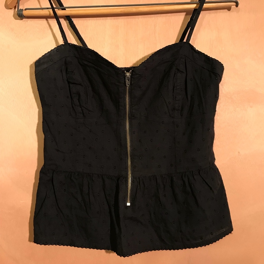 black tank top